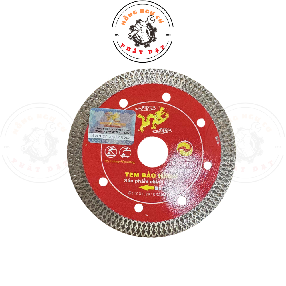 Lưỡi cắt đa năng RỒNG VÀNG, hạt kim cương nhân tạo, cho khả năng cắt nhanh , sắc ngọt, độ bền cao