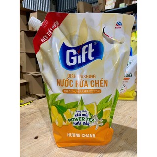 Nước Rửa Chén Gift Natural túi 3.6kg nhiều mùi hương