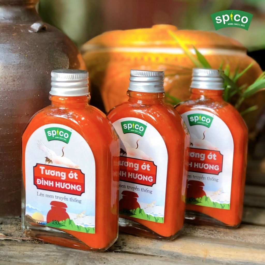Tương Ớt Đình Hương SPICO Chuẩn Vị Bắc Cay Thơm Không Chất Bảo Quản