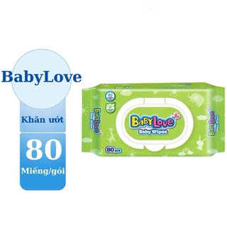 Combo 2 gói khăn ướt Baby love/ Lucky moon an toàn cho bé