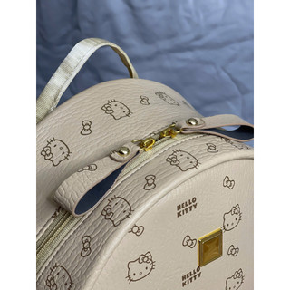 Balo QC cao cấp màu Nâu Hello Kitty chính hãng MITIPA
