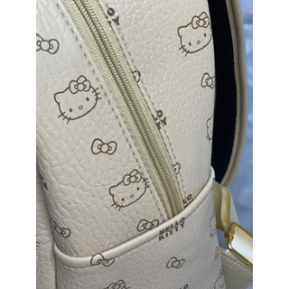 Balo QC cao cấp màu Nâu Hello Kitty chính hãng MITIPA