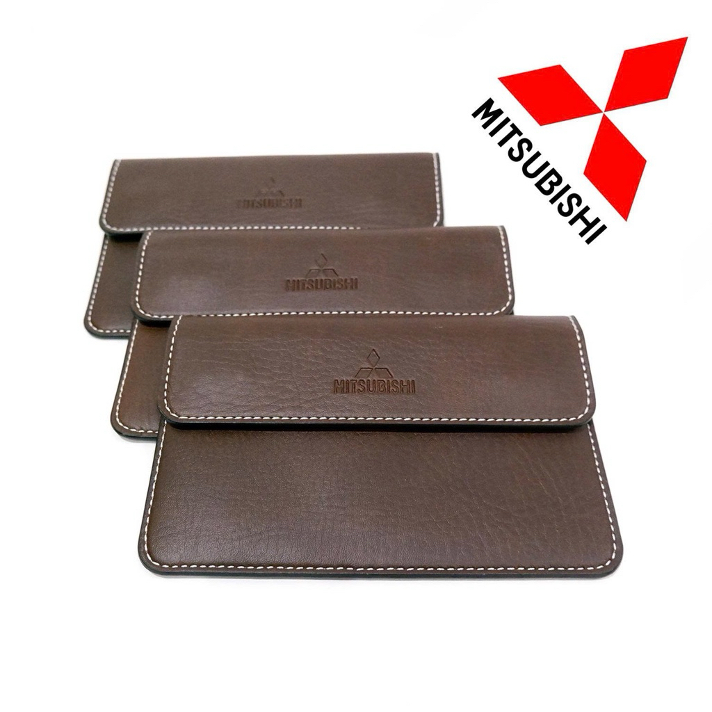 Ví Da Đựng Giấy Tờ Đăng Kiểm Xe Ô Tô, Xe Tải, Xe Container Mẫu 01 - (Dập Logo Hãng) VDK-PU01