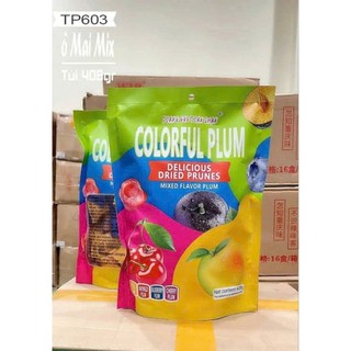Ômai mận nhiều màu,Omai mix vị colourful plum Thái Lan,vị chua chua,ngọt ngọt,dai.Ăn b dai,ăn là mê.Món ăn vặt hot trend