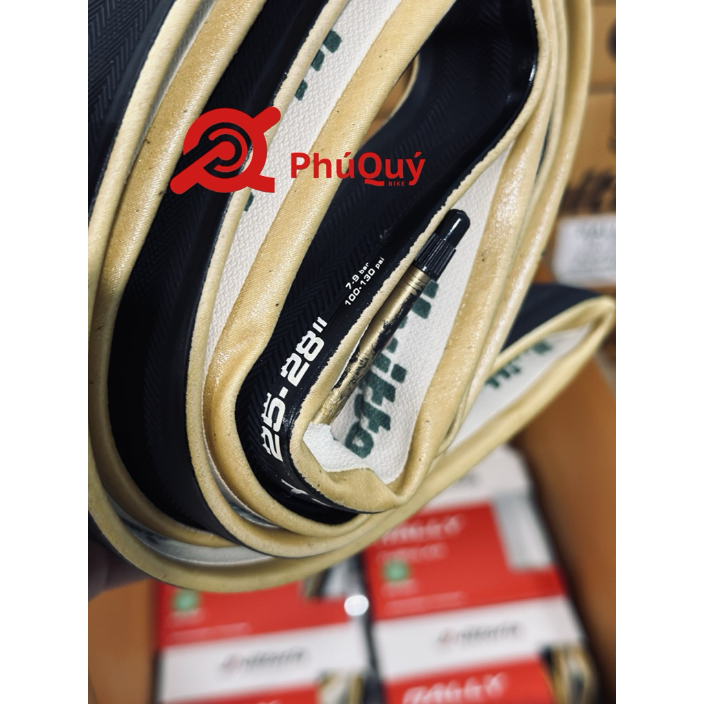 Vỏ Bozo Tubular VITTORIA 700x25c RALLY THÁO ĐƯỢC KIM VÒI 2026