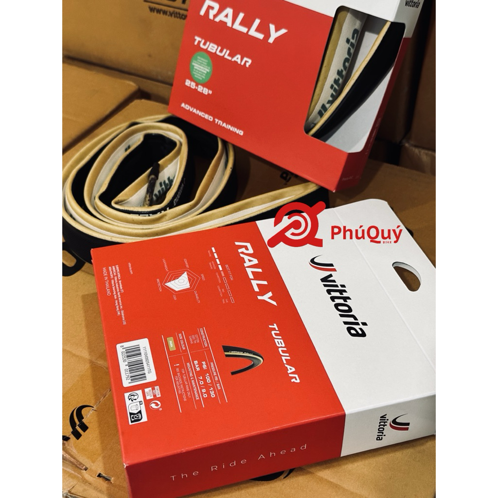 Vỏ Bozo Tubular VITTORIA 700x25c RALLY THÁO ĐƯỢC KIM VÒI 2026