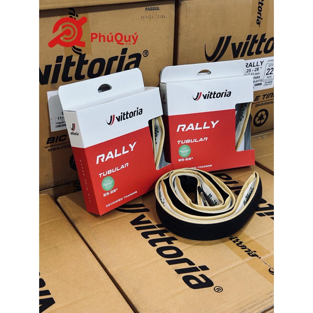 Vỏ Bozo Tubular VITTORIA 700x25c RALLY THÁO ĐƯỢC KIM VÒI 2026