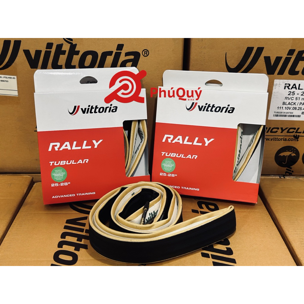 Vỏ Bozo Tubular VITTORIA 700x25c RALLY THÁO ĐƯỢC KIM VÒI 2026