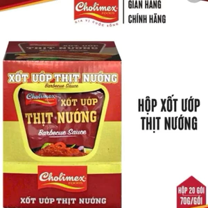 Xốt ướp thịt nướng Cholimex- 70gr x hộp 20 gói.