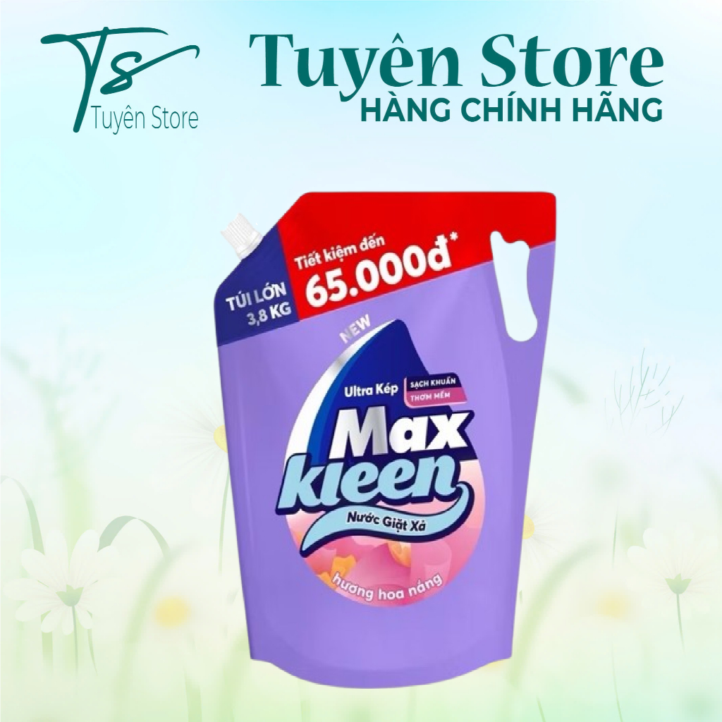 Túi Nước Giặt Xả Maxkleen 3.6kg/ 3.8kg (MỚI)