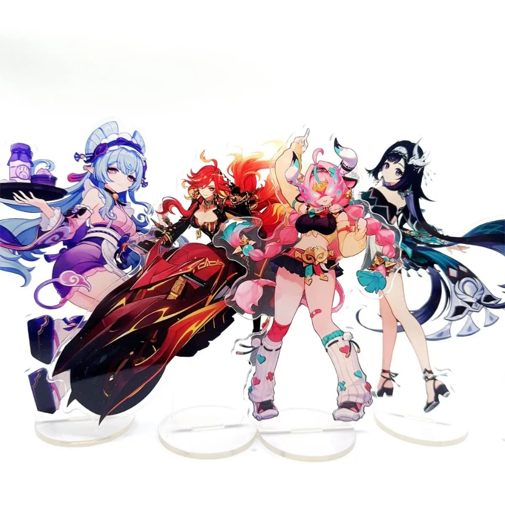 Mô hình standee Anime Genshin Impact  Acrylic Stand Fans Gift trang trí để bàn 12CM