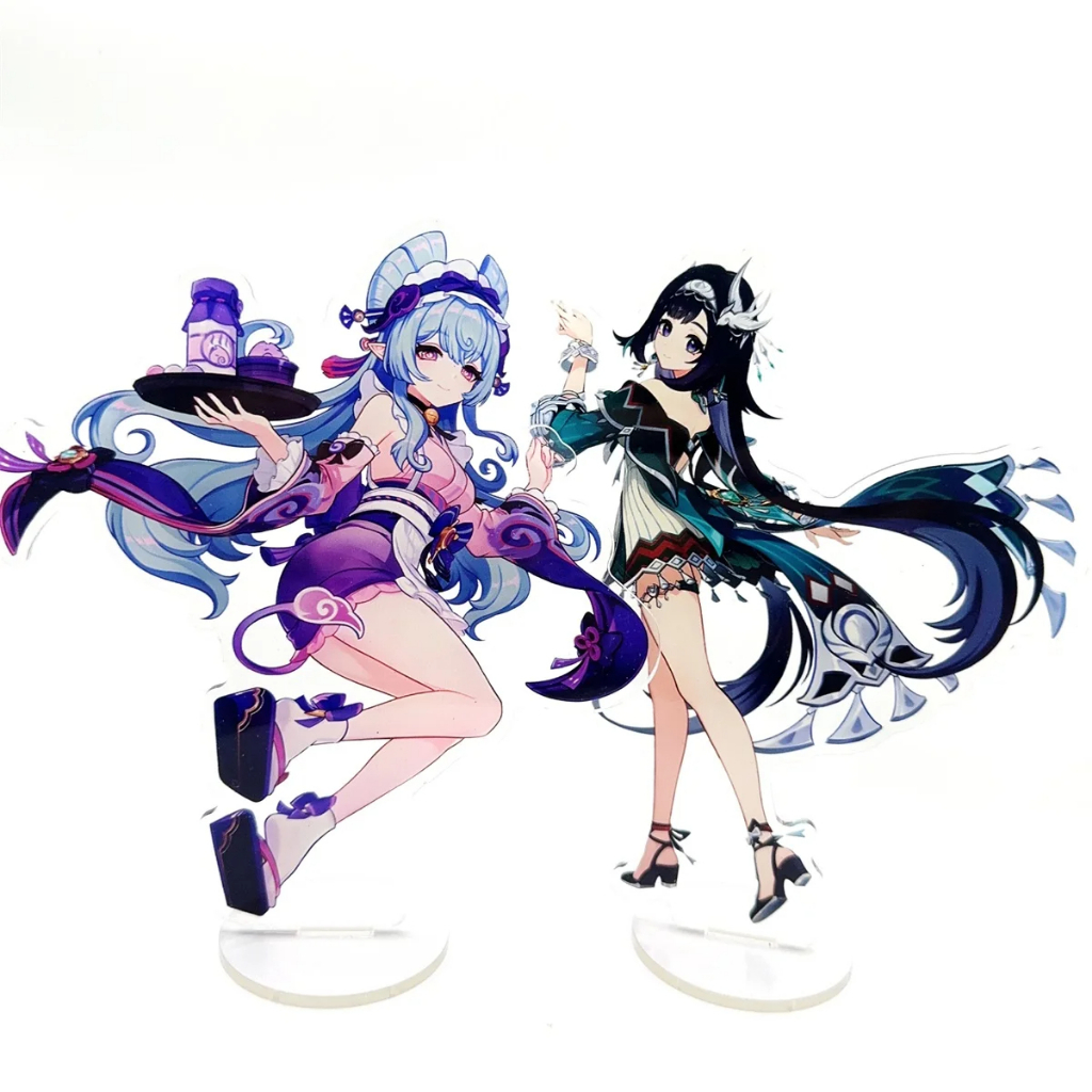 Mô hình standee Anime Genshin Impact  Acrylic Stand Fans Gift trang trí để bàn 12CM