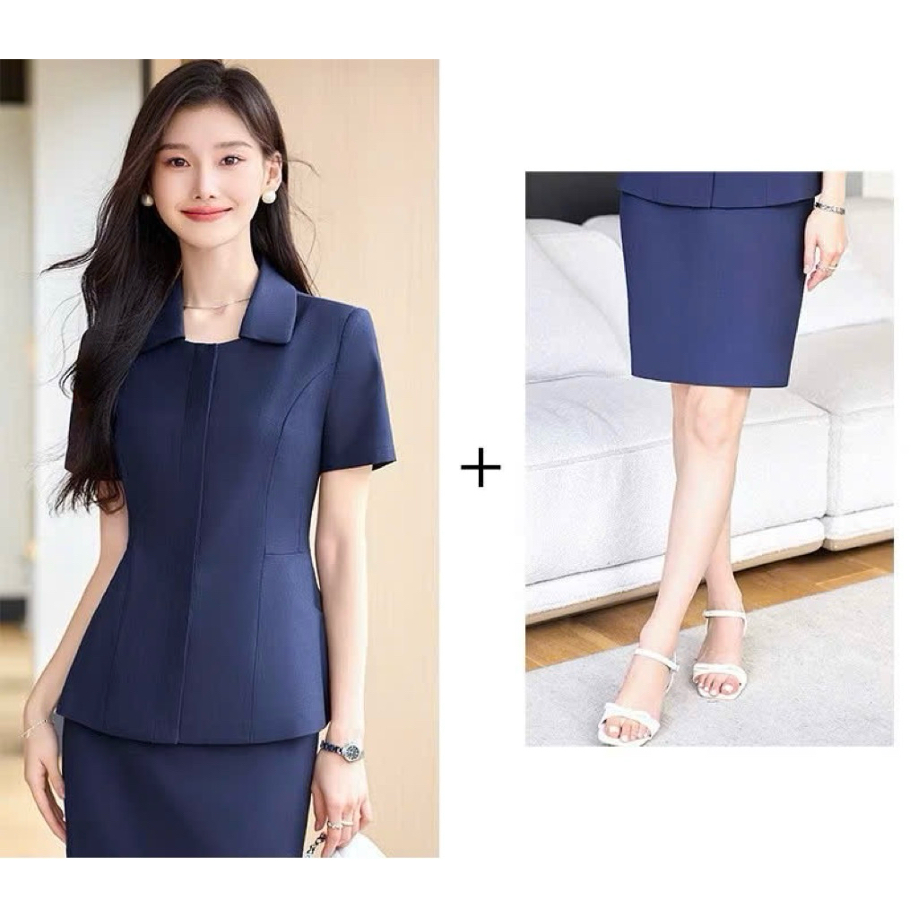 Đồng phục Vest lễ tân, quản lí, spa,thẩm mỹ viện cao cấp chất liệu cotton lạnh( hàng thiết kế)