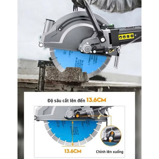 Máy cắt tường WUMI Caowang đen lưỡi 320mm Công suất 3200W, lưỡi 320mmI tặng 1 bơm caowang - máy cắt tường 1 lưỡi