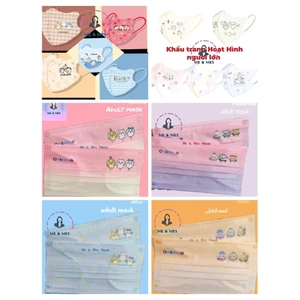 TỔNG Hợp Khẩu Trang Hoạt Hình Chikiwa Người Lớn