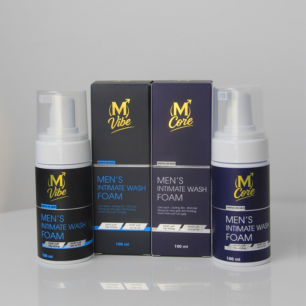[Combo 2 chai] Bọt rửa vệ sinh nam Men's Intimate Wash Foam 100ml làm sạch dịu nhẹ, khử mùi, an toàn