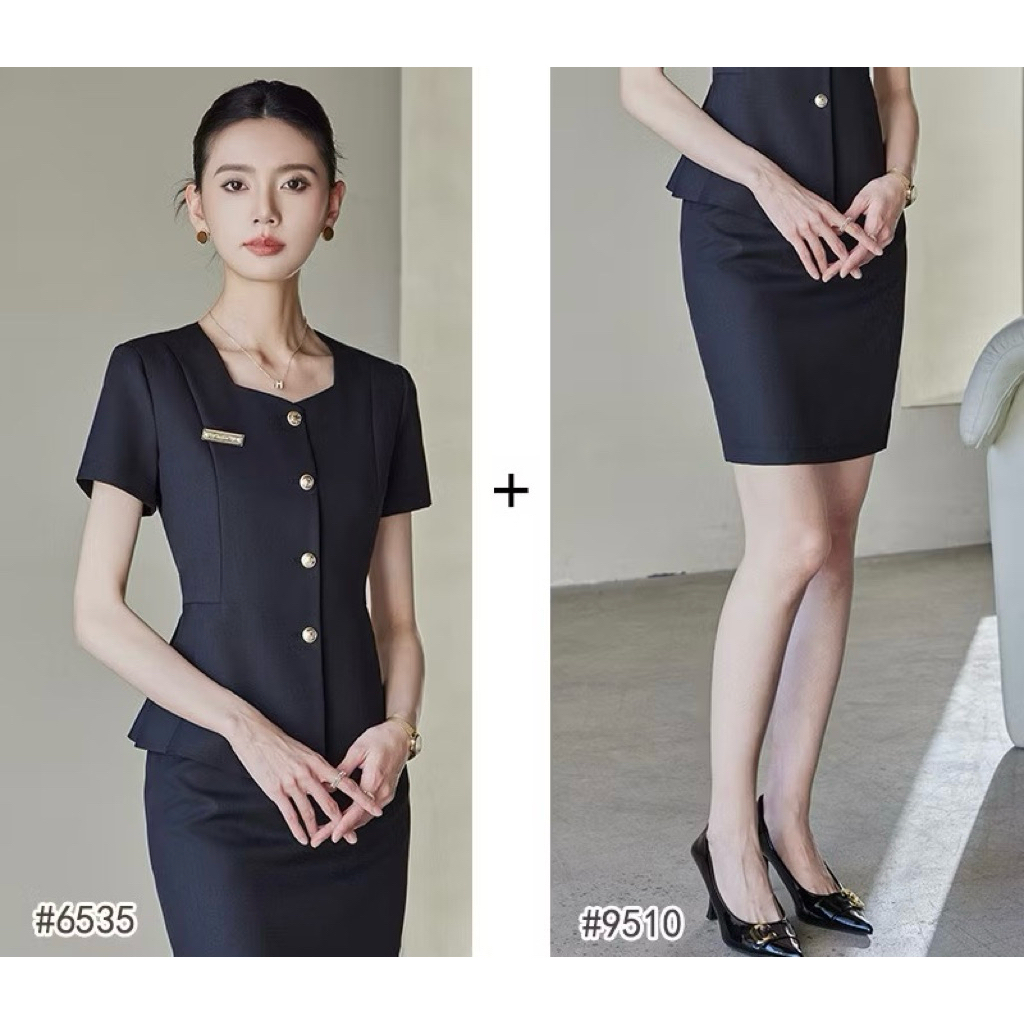 Đồng phục Vest quản lý spa,khách sạn,thẩm mỹ viện chất liệu cotton lạnh hàng thiết kế cao cấp