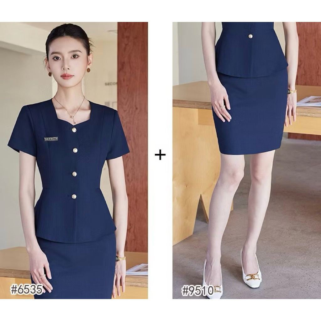 Đồng phục Vest quản lý spa,khách sạn,thẩm mỹ viện chất liệu cotton lạnh hàng thiết kế cao cấp