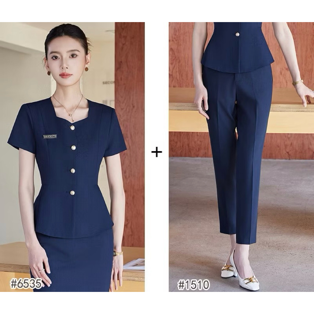 Đồng phục Vest quản lý spa,khách sạn,thẩm mỹ viện chất liệu cotton lạnh hàng thiết kế cao cấp