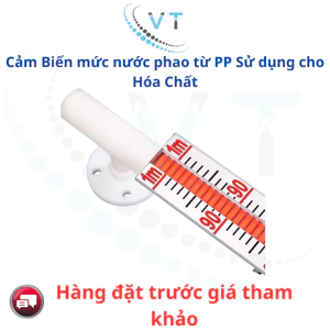 Cảm Biến mức nước phao từ PP Sử dụng cho Hóa Chất