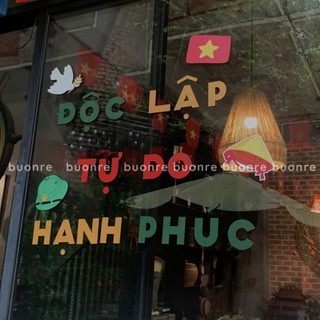 [2/9] Combo Chữ Gỗ Độc Lập Tự Do Hạnh Phúc - Trang Trí Nhà Cửa Quán Cafe Văn Phòng Ngày Lễ Quốc Khánh 2/9