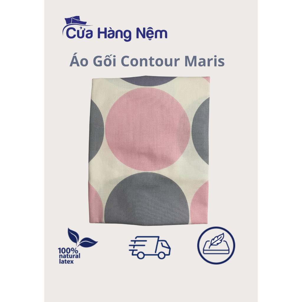 Áo gối contour lượn sóng Maris