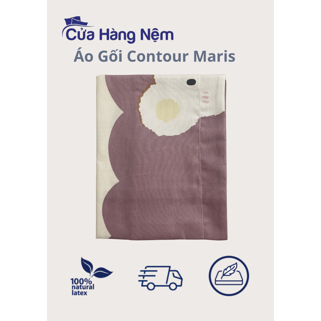 Áo gối contour lượn sóng Maris
