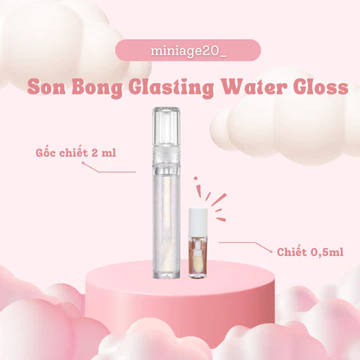 [SON CHIẾT] Son bóng không màu Water Gloss chiết 0,5ml làm căng mọng môi tự nhiên