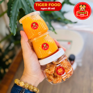 Bánh Tráng Sốt Phô Mai TIGER FOOD Bánh tráng phơi sương tóp mỡ + ruốc hành phi + sốt phô mai + sốt trứng muối - sốt tắc