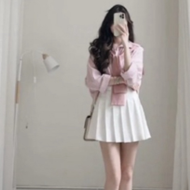 Áo sơ mi nữ kẻ sọc kèm vạt rời dáng rộng hottrend By.Thanhhuyenclothings