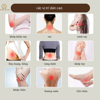 Combo 3 túi 150 miếng dán gừng nóng giá rẻ giảm đau nhức mỏi cơ thể,vai gáy, lưu thông khí huyết
