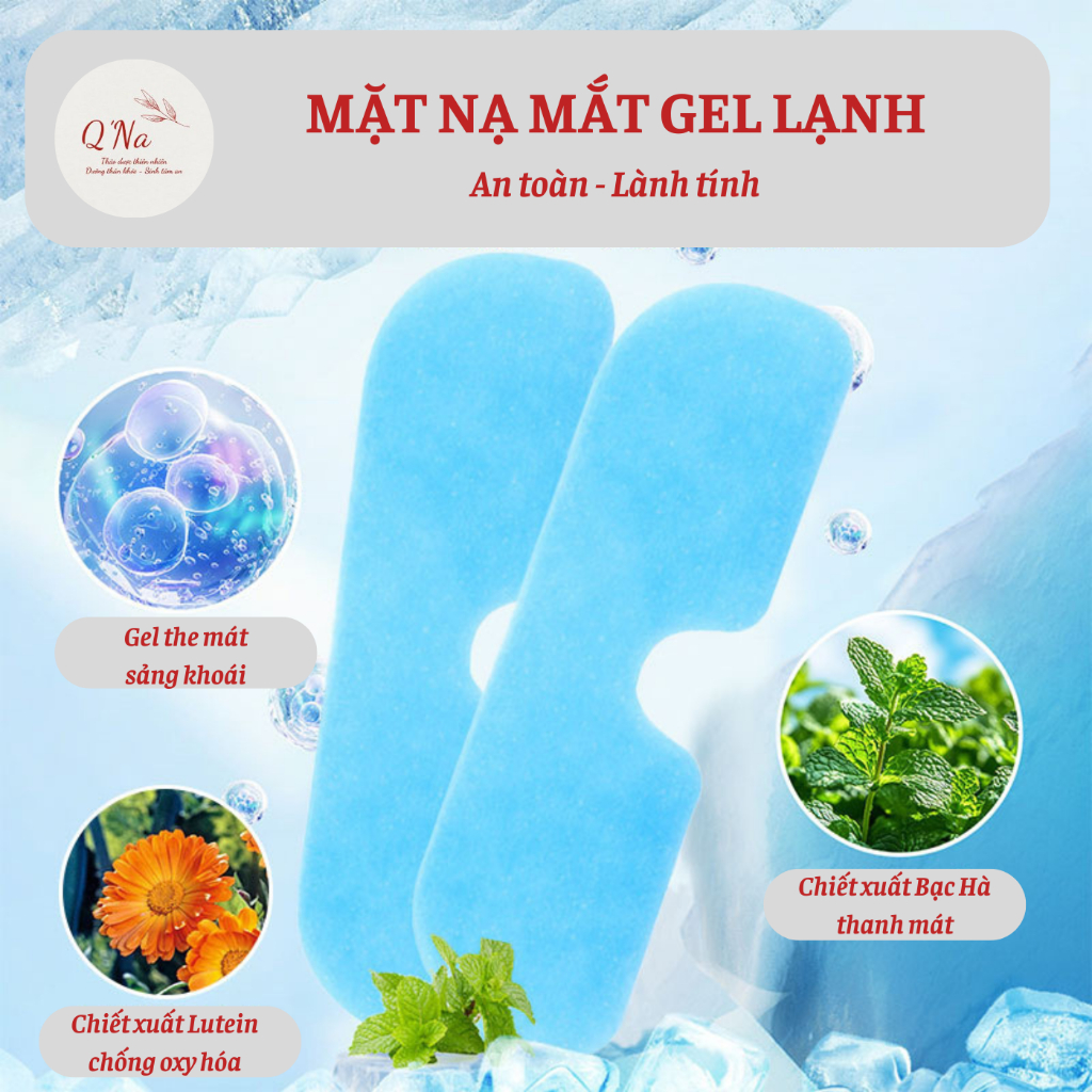 Combo 10 mặt nạ mắt gel lạnh Cool Eyes Mask, giảm bọng mắt, giảm quầng thâm, thư giãn mắt