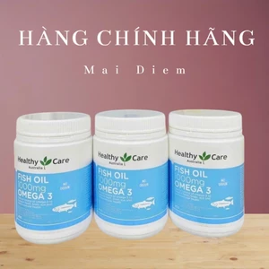 VIÊN UỐNG DẦU CÁ OMEGA 3 FISH OIL 1000MG HEALTHYCARE _ 400 VIÊN