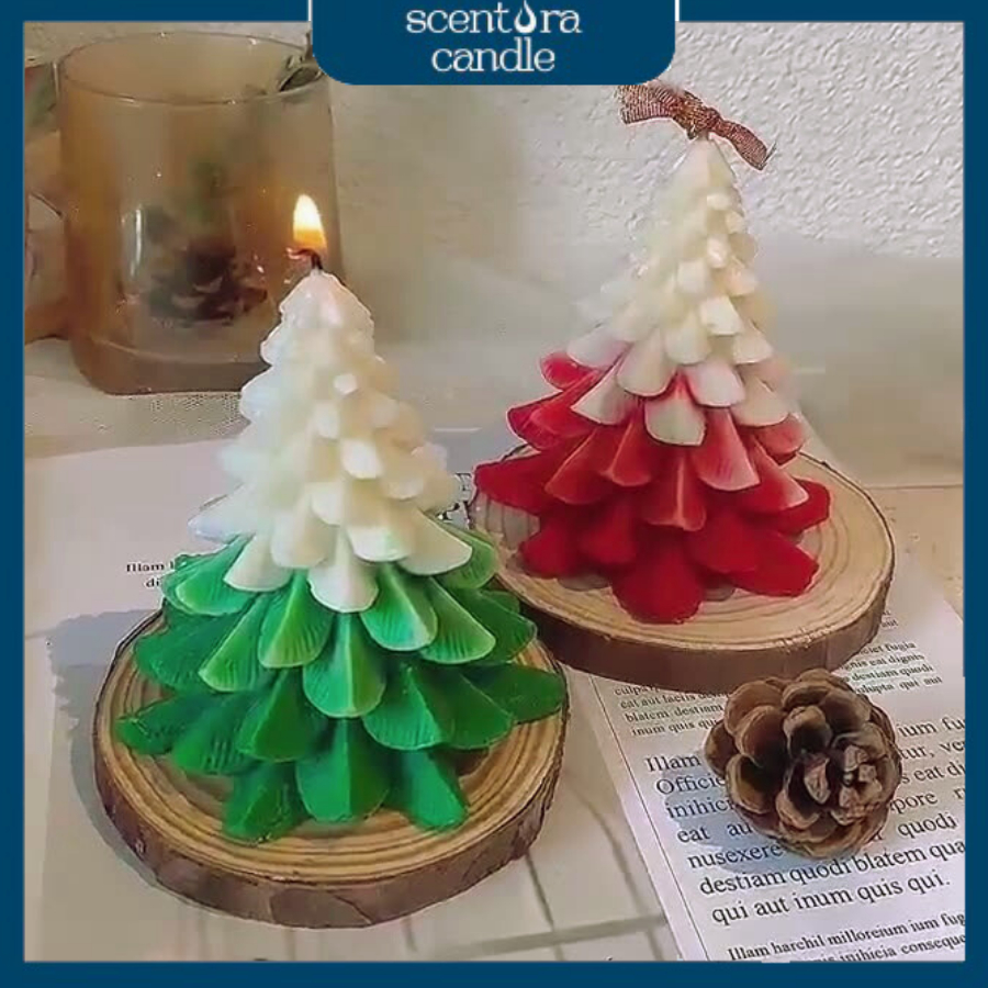 Sáp Thơm Cây Thông Noel, Khử Khuẩn, Tạo mùi Thơm,Trang Trí, Decor Phòng, Tặng quà Sinh Nhật, Noen