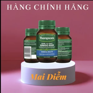 Viên bổ não Ginkgo 6000mg Thompson’s của Úc 60 viên ( Ginkgo 6K Thompson )