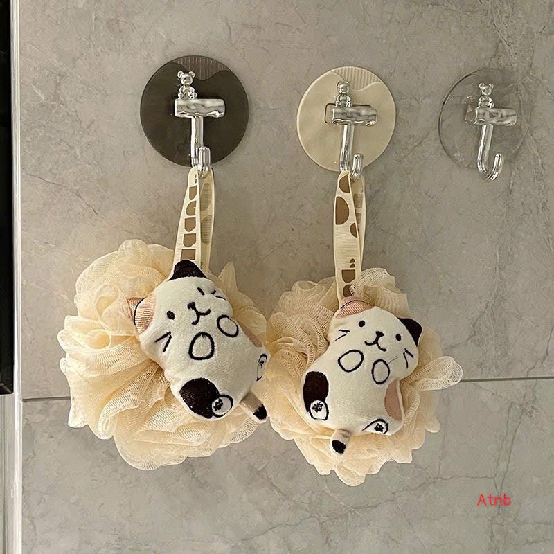 Bông tắm tạo bọt hình chú mèo siêu cute
