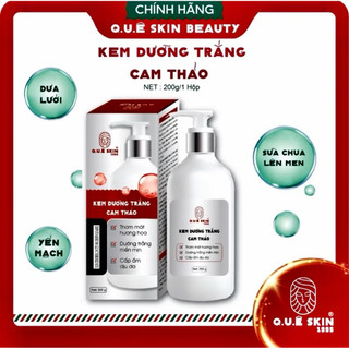 KEM BODY PROTEIN - Mẫu Mới (200ml) HOT kháng nước Quê Skin hỗ trợ dưỡng da body giúp da căng bóng trắng sáng