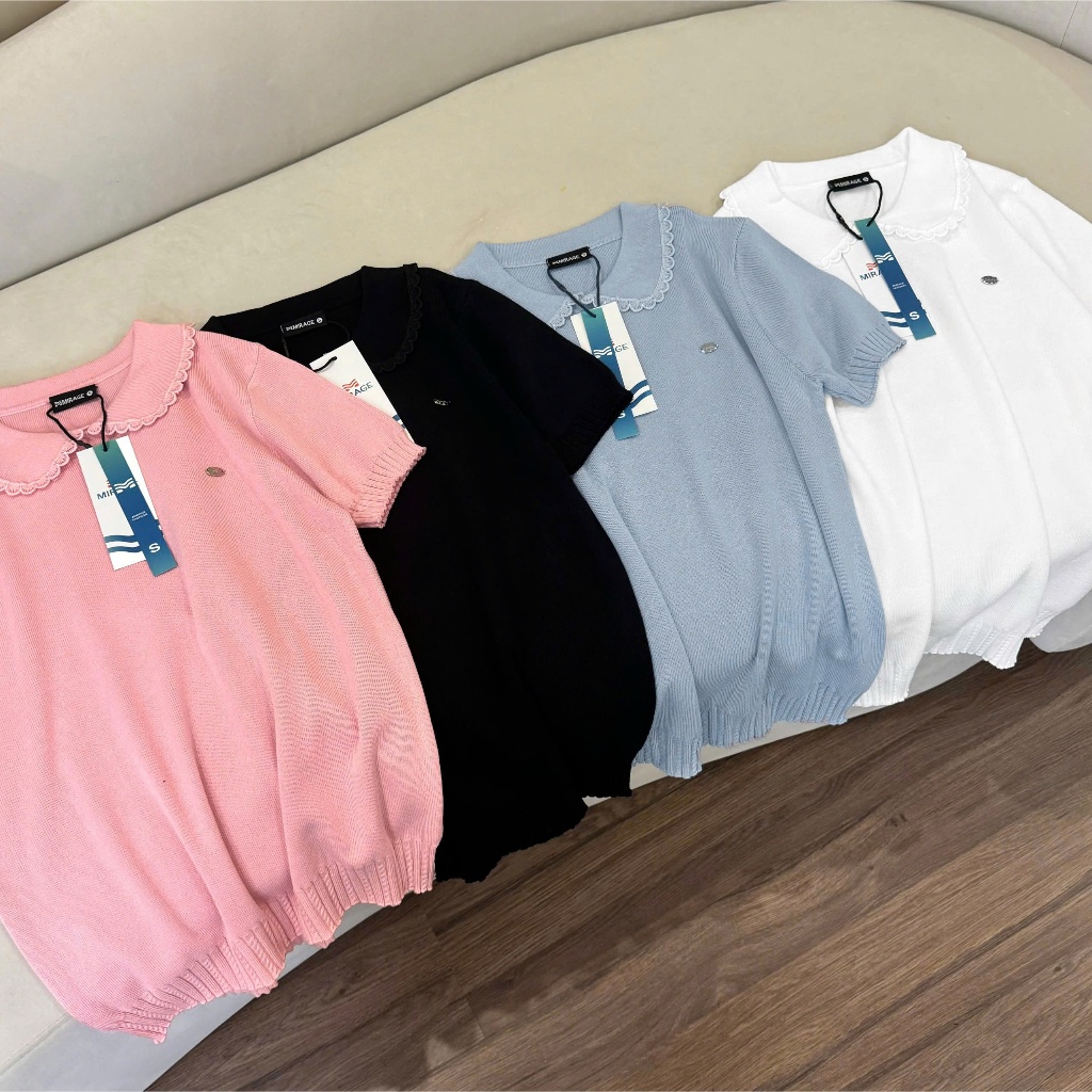 Áo Len Mirage Cổ Bèo Local Brand Chất Len Mongtoghi Mềm Mịn Thoáng Mát.