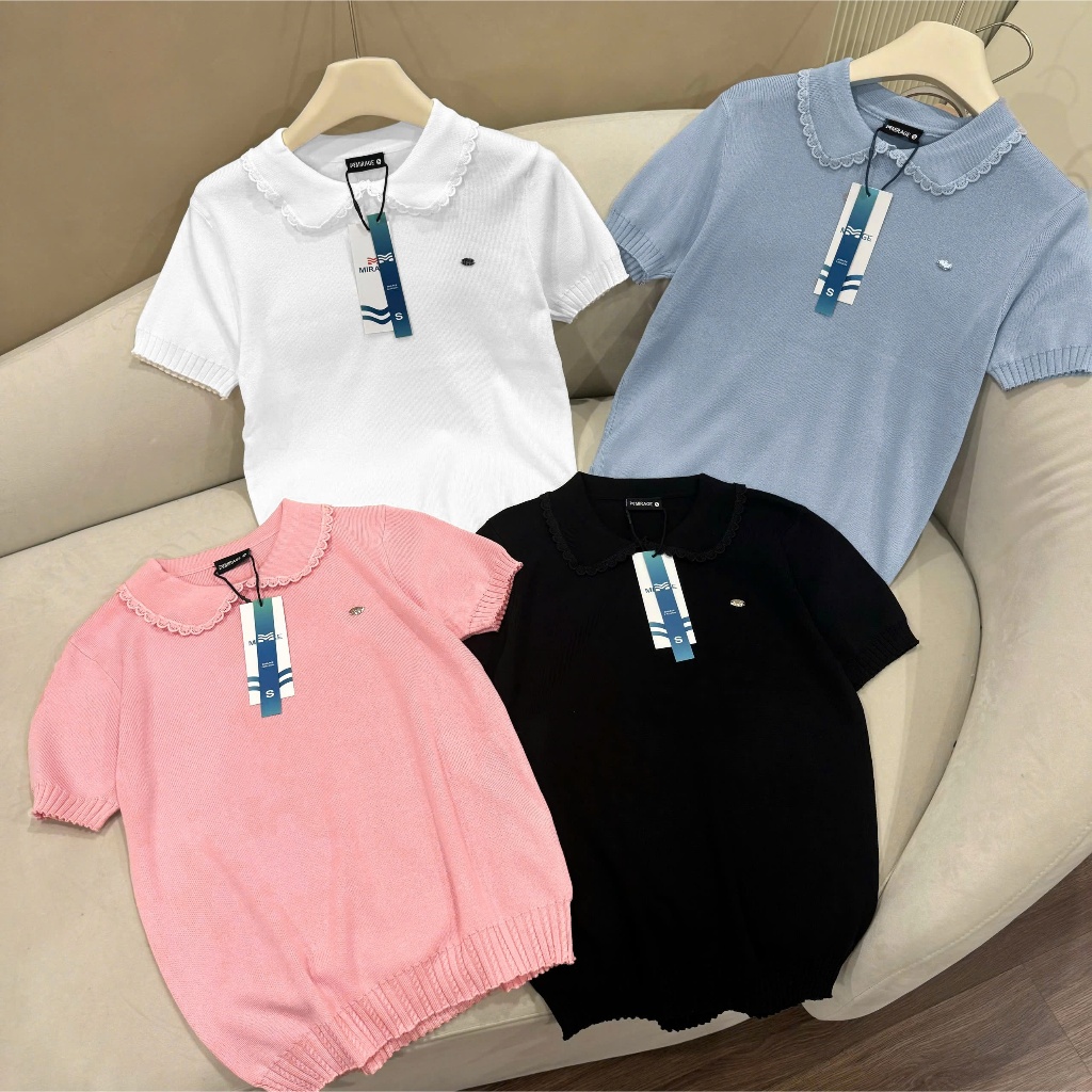 Áo Len Mirage Cổ Bèo Local Brand Chất Len Mongtoghi Mềm Mịn Thoáng Mát.