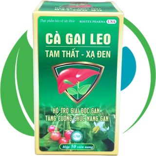 Cà Gai Leo Tam Thất - Xạ Đen Chai - Rostex - Vinaphar - Vitamin Phục Hồi