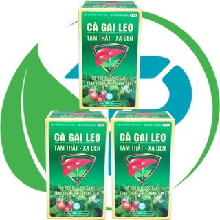 Combo 3 Hộp Cà Gai Leo Tam Thất - Xạ Đen Chai - Rostex - Vinaphar - Vitamin Phục Hồi
