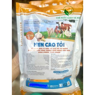 Men Cao Tỏi Cao Cấp Túi 1kg. Men Sống Cao Tỏi Cho Gia Súc, Gia Cầm, Vật Nuôi Tiêu Hóa Tốt - Tăng đề Kháng và Lớn Nhanh.
