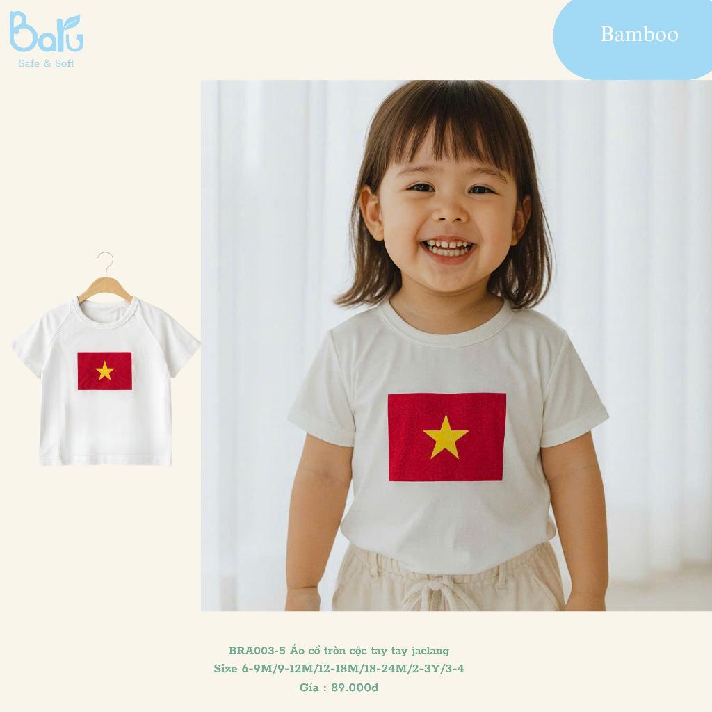 Áo cổ tròn cộc tay tay jaclang BRA003-5
