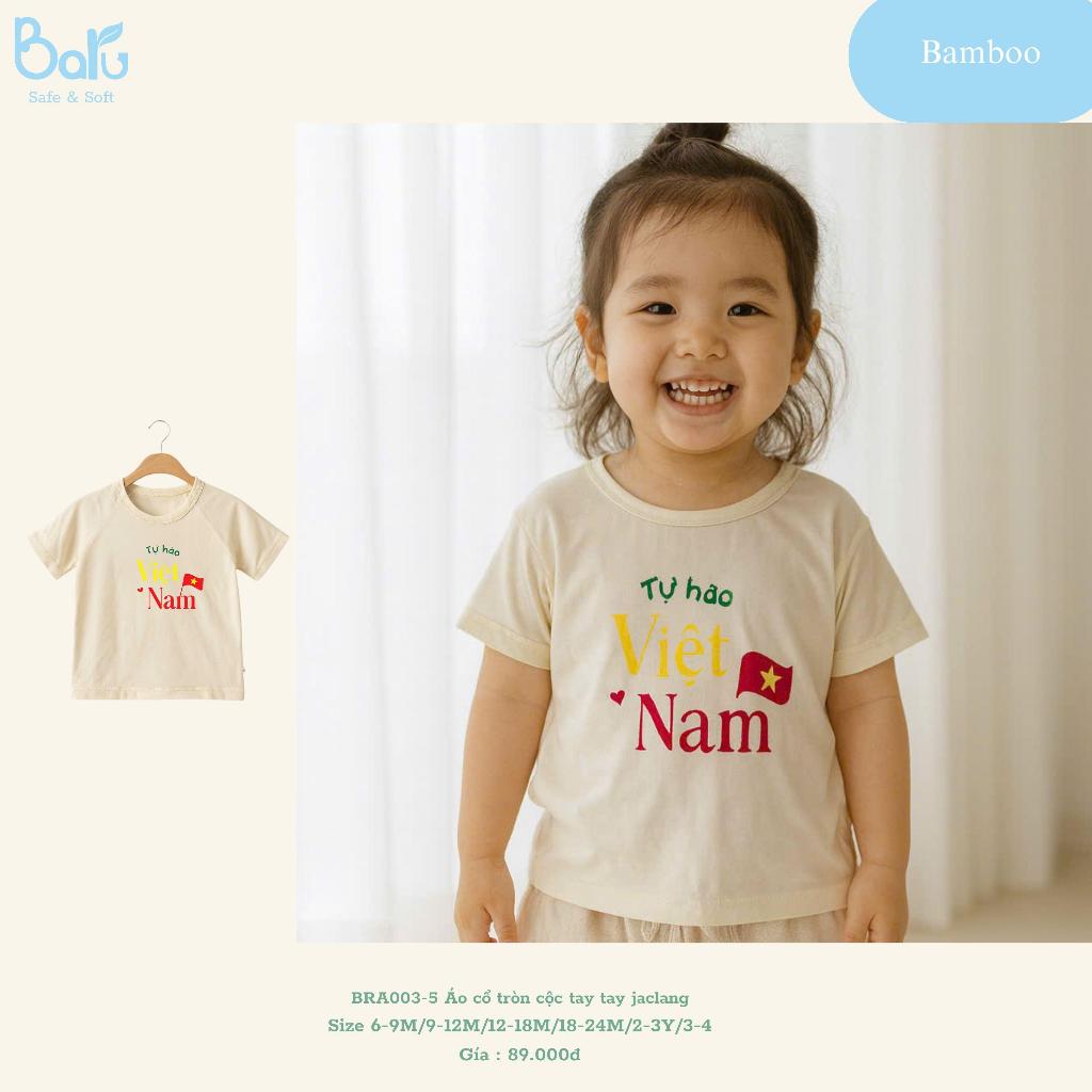 Áo cổ tròn cộc tay tay jaclang BRA003-5