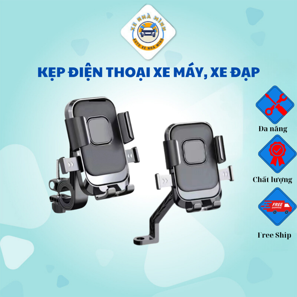 Kẹp Điện Thoại Xe Máy, Xe Đạp - Nhỏ Gọn, Chắc Chắn, Dễ Sử Dụng | Shopee ...