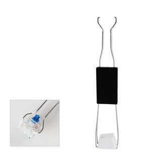 Dụng cụ nhổ keycaps switch  bàn phím cơ nhỏ gọn tiện lợi xoay 180 độ chia 3 chân tròn dẹt