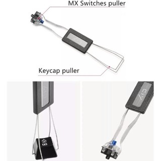 Dụng cụ nhổ keycaps switch  bàn phím cơ nhỏ gọn tiện lợi xoay 180 độ chia 3 chân tròn dẹt