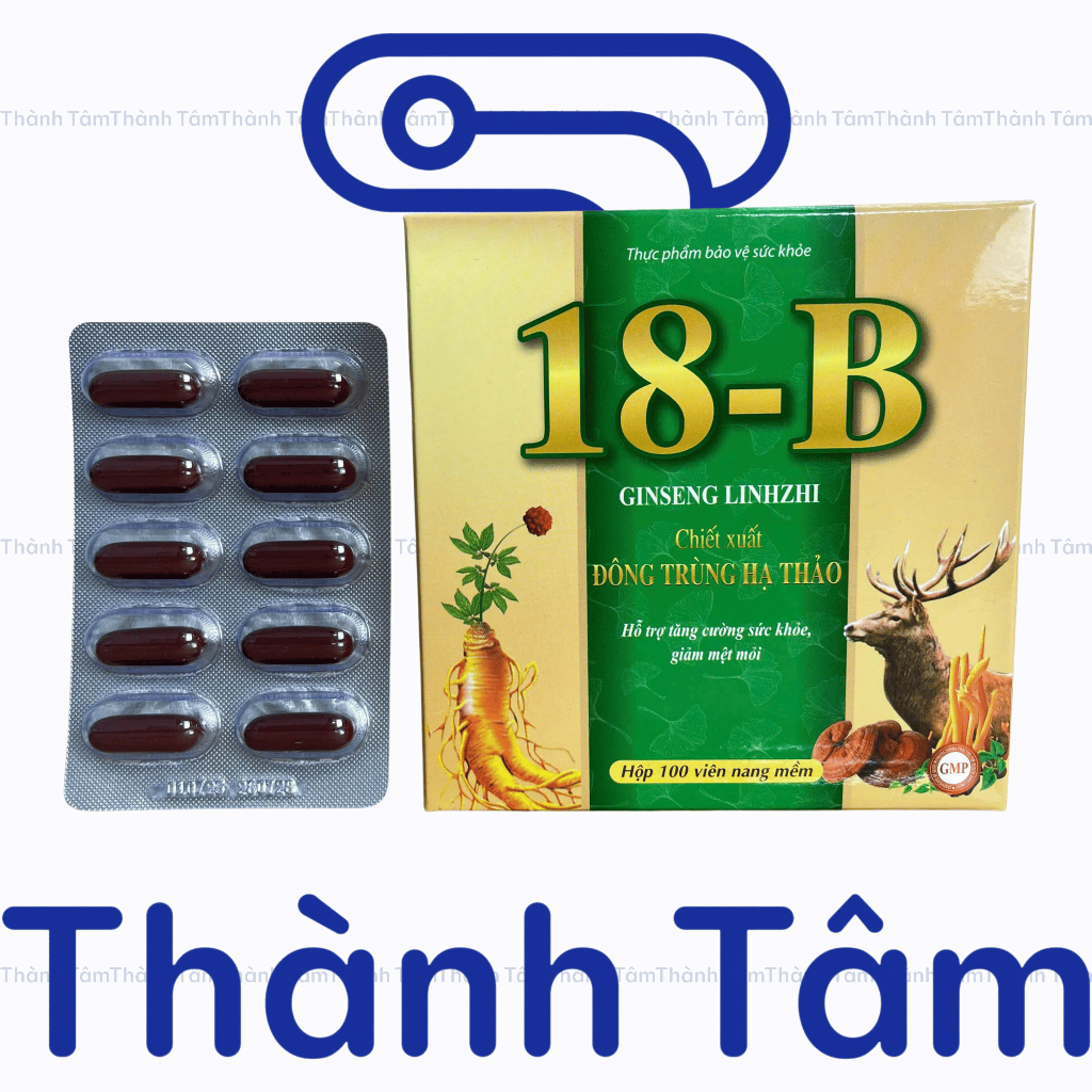 Viên uống VITAMIN 18B 100V bổ sung dưỡng chất, hỗ trợ tăng đề kháng, sức khỏe, giảm suy nhược