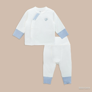 BuBaby BBB110814 Bộ dài tay cài chéo cao cấp cho bé trai và bé gái chất liệu sợi tre mềm mại mỏng nhẹ an toàn