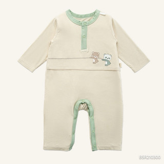 BuBaby BSR210300 Body dài tay cổ trụ cao cấp cho bé trai và bé gái chất liệu mềm mại mỏng nhẹ an toàn trên da bé